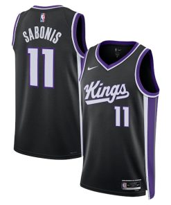 Domantas Sabonis Sacramento Kings Nike Unisex Swingman Player Jersey - Icon Edition - Black