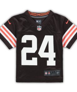 Alternative view of Nick Chubb Cleveland Browns Nike Toddler Game Jersey - Brown