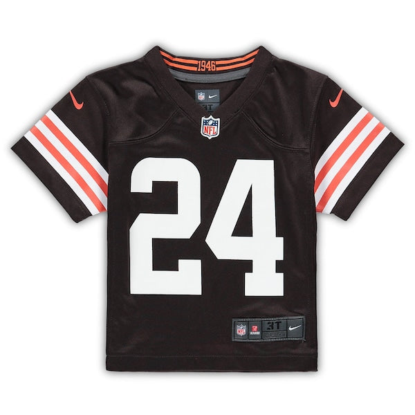 Nick Chubb Cleveland Browns Nike Toddler Game Jersey - Brown - Image 2
