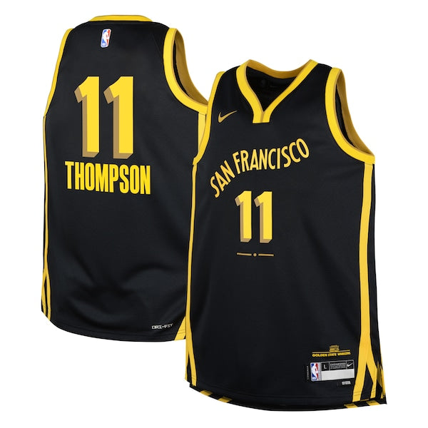 Klay Thompson Golden State Warriors Nike Youth Swingman Replica Jersey - City Edition - Black