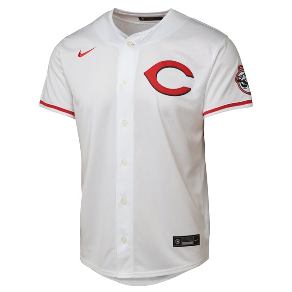 Cincinnati Reds Youth Alternate 2 Limited Jersey - White/Red - Image 3