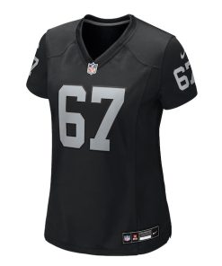 Alternative view of Will Putnam Las Vegas Raiders Nike Women's Team Game Jersey -  Black
