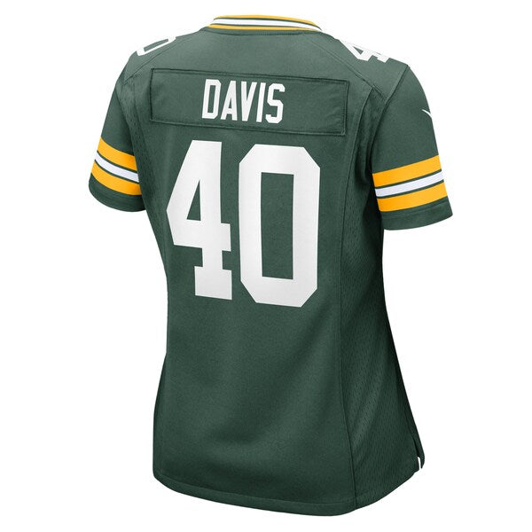 LJ Davis Green Bay Packers Nike Women's Game Jersey - Green - Image 3