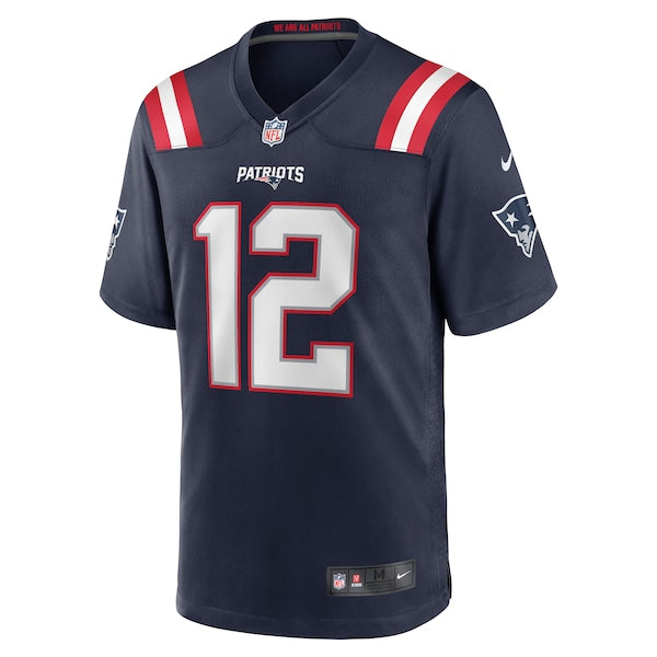 Tom Brady New England Patriots Nike Game Retired Player Jersey - Navy/White/Red - Image 3