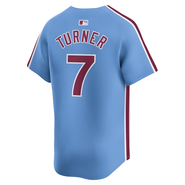 Trea Turner Philadelphia Phillies Nike Alternate Limited Player Jersey?ยจC Light Blue - Image 3