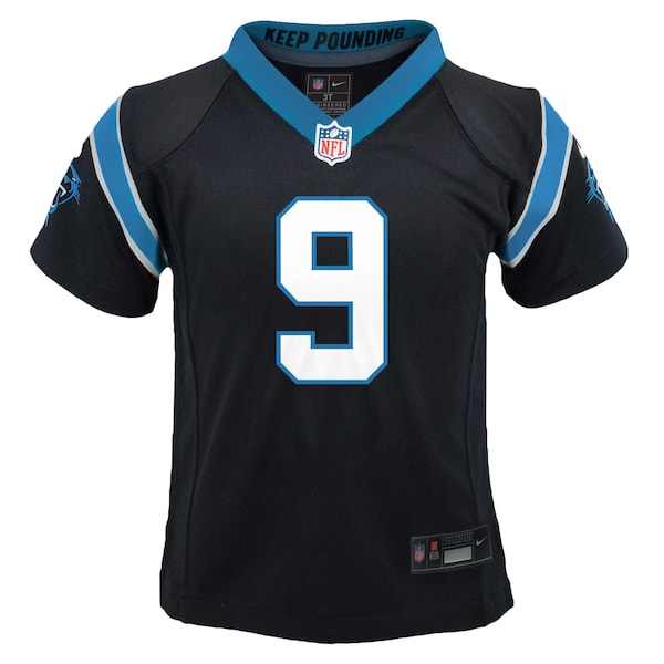 Bryce Young Carolina Panthers Nike Preschool Player Game Jersey - Black - Image 2