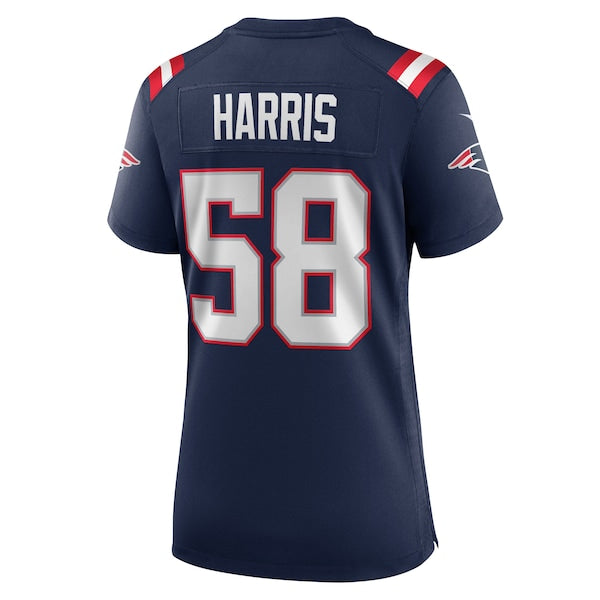 Marcus Harris New England Patriots Nike Women's Team Game Jersey - Navy - Image 4