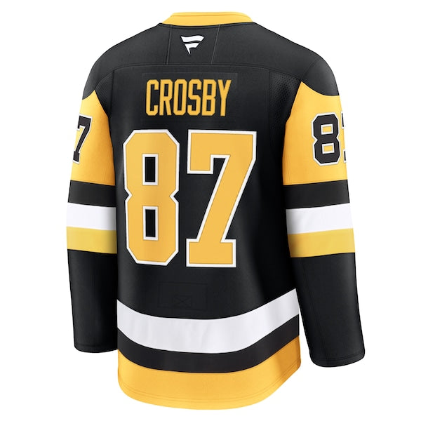 Sidney Crosby Pittsburgh Penguins Home Premium Jersey - Black - Image 2
