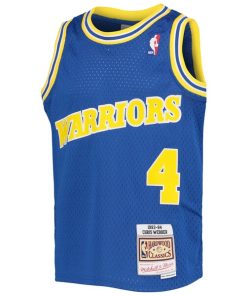 Alternative view of Chris Webber Golden State Warriors Youth 1993/94 Hardwood Classics Swingman Jersey - Royal