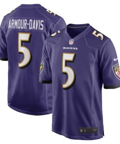 Jalyn Armour-Davis Baltimore Ravens Nike Game Player Jersey - Purple