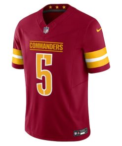 Alternative view of Jayden Daniels Washington Commanders Nike Vapor F.U.S.E. Limited Jersey - Burgundy