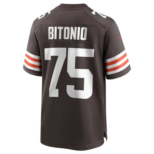Joel Bitonio Cleveland Browns Nike Game Jersey - Brown - Image 3