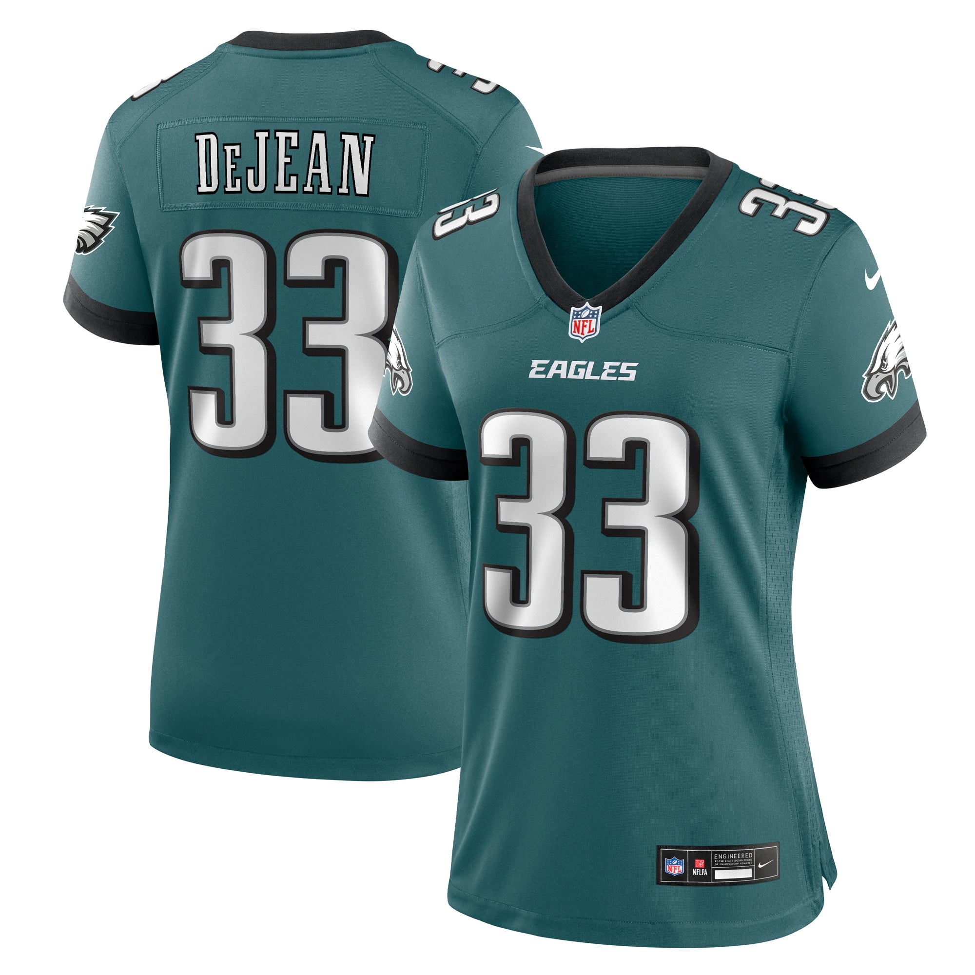 Cooper DeJean Philadelphia Eagles Nike Women's Alternate Game Jersey - Kelly Green/Green - Image 5