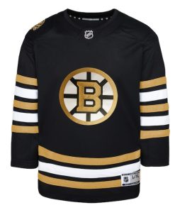 Alternative view of Boston Bruins Youth 100th Anniversary Premier Jersey - Black