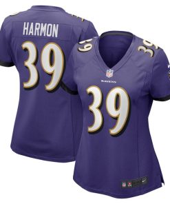 Duron Harmon Baltimore Ravens Nike Women's  Game Jersey -  Purple