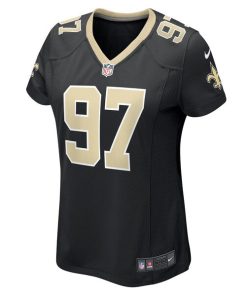 Alternative view of Khristian Boyd New Orleans Saints Nike Women's  Game Jersey -  Black