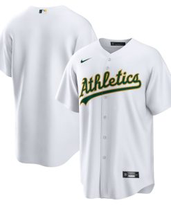 Oakland Athletics Nike Home Blank Replica Jersey - White