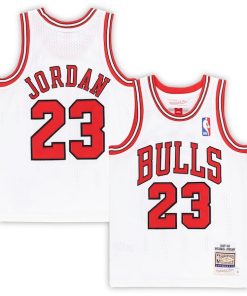 Michael Jordan Chicago Bulls Preschool 1997/98 Hardwood Classics Authentic Jersey - White/Black/Red