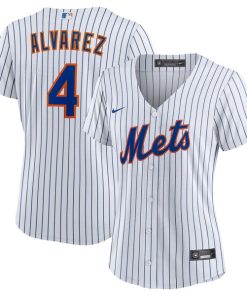 Francisco Alvarez New York Mets Nike Women's Home Replica Jersey - White
