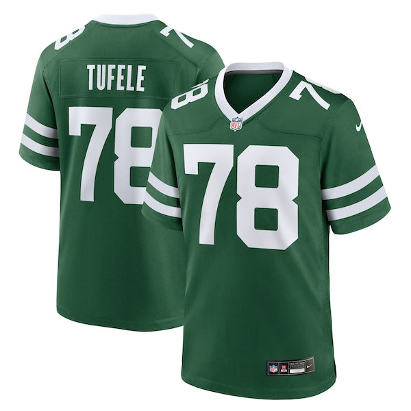 Jay Tufele New York Jets Nike Team Game Jersey - Legacy Green