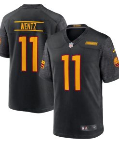 Carson Wentz Washington Commanders Nike Youth Alternate Game Jersey - Black/Burgundy/White