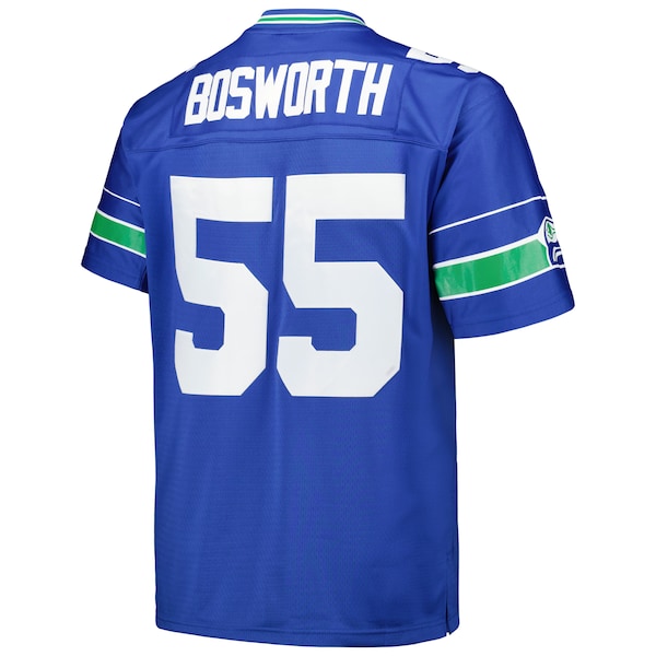 Brian Bosworth Seattle Seahawks Big & Tall 1987 Legacy Retired Player Jersey - Royal - Image 3