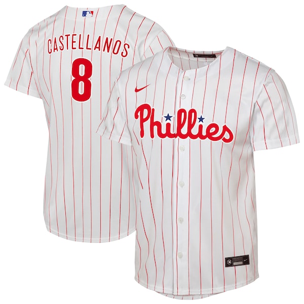 Nick Castellanos Philadelphia Phillies Nike Youth Home Replica Player Jersey - White
