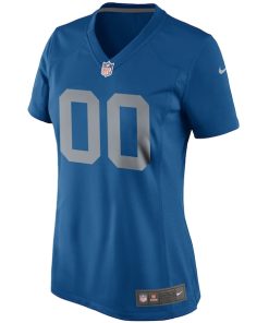 Alternative view of Detroit Lions Nike Women's Throwback Custom Game Jersey - Blue