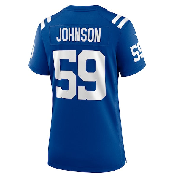 Buddy Johnson Indianapolis Colts Nike Women's Team Game Jersey - Royal - Image 3