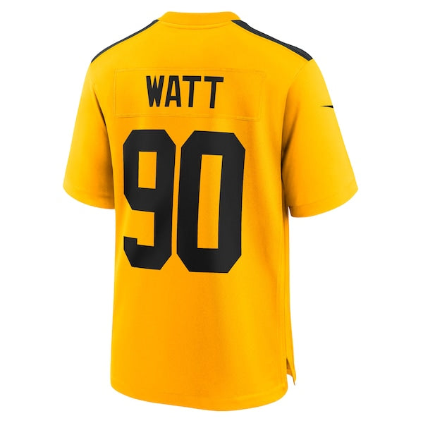 T.J. Watt Pittsburgh Steelers Nike Youth Alternate 1933 Throwback Game Jersey - Gold - Image 3