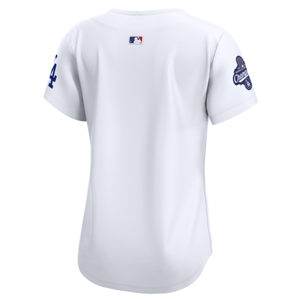 Los Angeles Dodgers Nike Women's Home 2025 World Series Champions Limited Jersey - White - Image 4