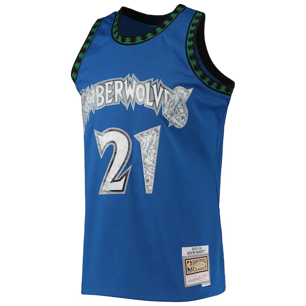 Kevin Garnett Minnesota Timberwolves 2003/04 Hardwood Classics NBA 75th Anniversary Diamond Swingman Jersey - Blue - Image 2