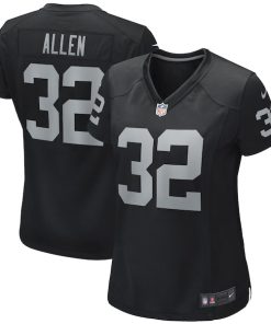 Marcus Allen Las Vegas Raiders Nike Women's Game Retired Player Jersey - Black
