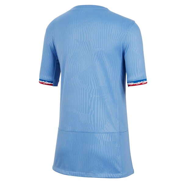France Women's National Team Nike Youth 2023 Home Stadium Replica Jersey - Blue - Image 3