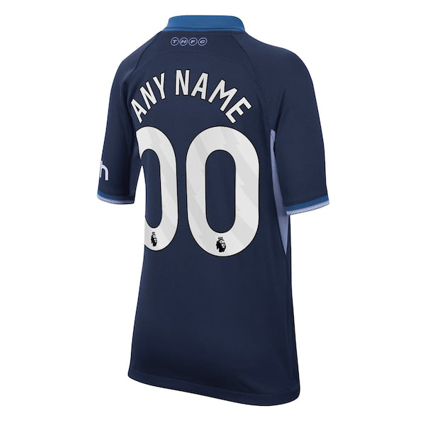 Tottenham Hotspur Nike Youth 2023/24 Away Stadium Replica Custom Jersey - Navy - Image 3