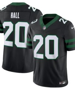Alternative view of Breece Hall New York Jets Nike Alternate Vapor F.U.S.E. Limited Jersey  - Legacy Black