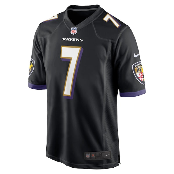 Rashod Bateman Baltimore Ravens Nike Game Player Jersey - Black - Image 3