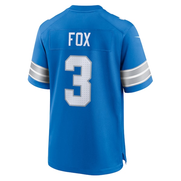 Jack Fox Detroit Lions Nike Team Game Jersey - Blue - Image 3