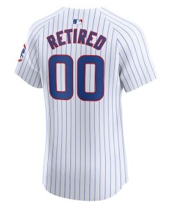 Alternative view of Chicago Cubs Nike Home Elite Pick-A-Player Retired Roster Jersey - White