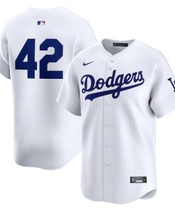 Los Angeles Dodgers Nike 2024 Jackie Robinson Day Home Limited Jersey?¨C White