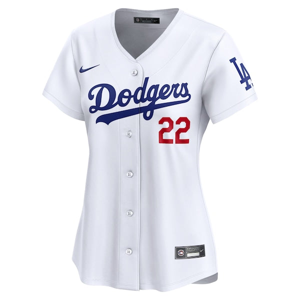 Clayton Kershaw Los Angeles Dodgers Nike Women's Home Limited Player Jersey - White - Image 2