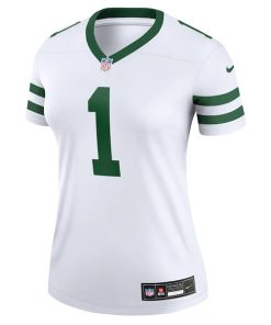 Alternative view of Sauce Gardner New York Jets Nike Women's Alternate Legend Jersey - White