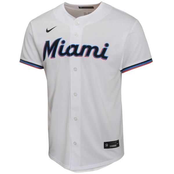 Sandy Alcantara Miami Marlins Nike Youth Home Game Player Jersey - White - Image 2