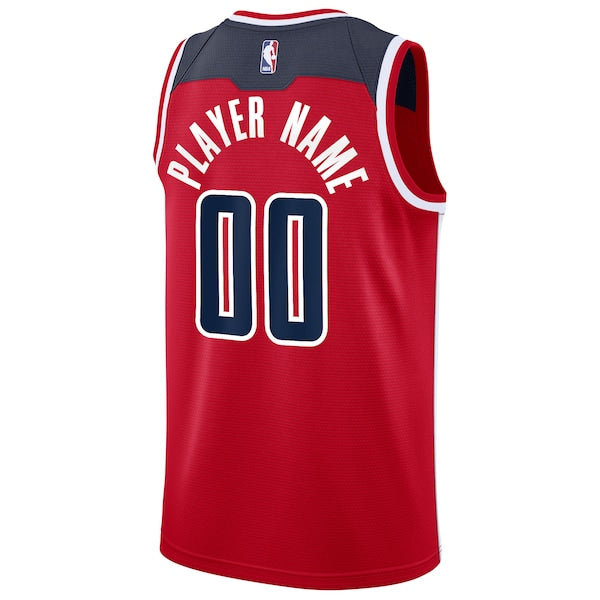 Washington Wizards Nike 2020/21 Swingman Custom Jersey - Icon Edition - Red - Image 3