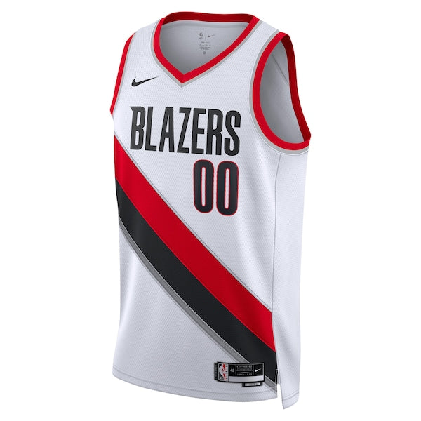 Portland Trail Blazers Nike Unisex Swingman Custom Jersey White - Association Edition - Image 2