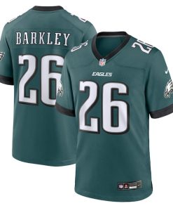 Saquon Barkley Philadelphia Eagles Nike Game Player Jersey - Midnight Green