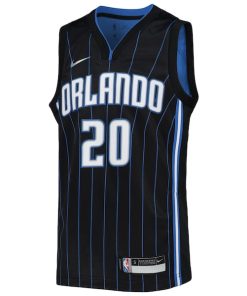 Alternative view of Markelle Fultz Orlando Magic Nike Youth 2021/22 Diamond Swingman Jersey - Icon Edition - Black