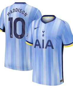 Alternative view of James Maddison Tottenham Hotspur Nike 2024/25 Away Authentic Player Jersey - Blue