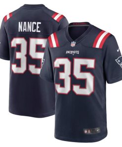 Jim Nance New England Patriots Nike Retired Player Jersey - Navy