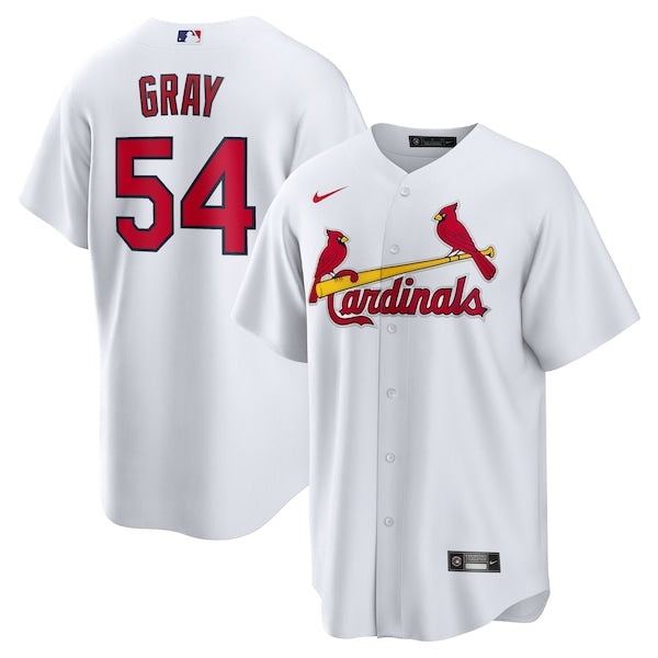 Sonny Gray St. Louis Cardinals Nike Home Replica Jersey - White/Light Blue/Red - Image 2